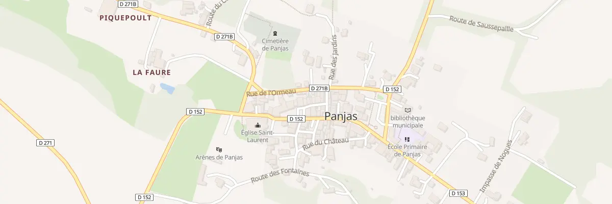 Plan du 5065 Rue de l’Ormeau à Panjas