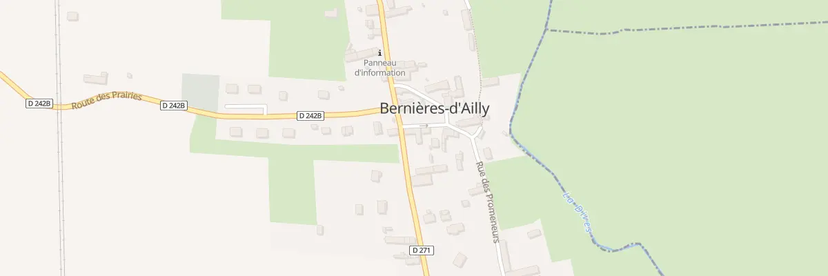 Plan du 13 Rue du Village à Bernières-d’Ailly