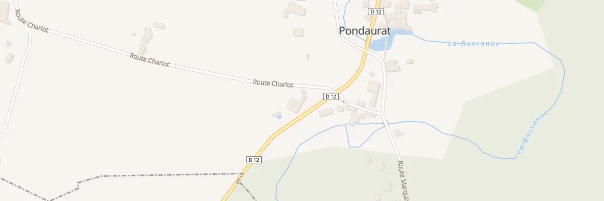 Plan du 3 Fiton à Pondaurat