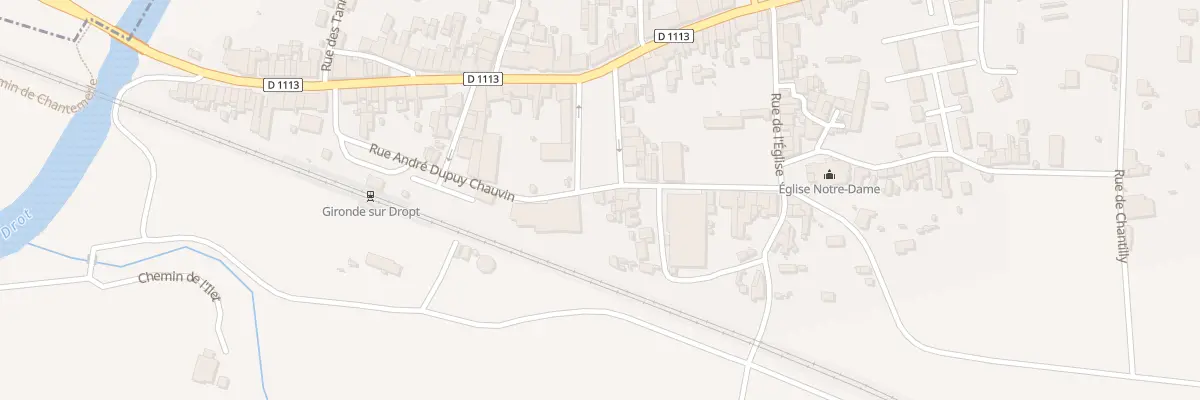 Plan du 296 Rue André Dupuy Chauvin à Gironde-sur-Dropt