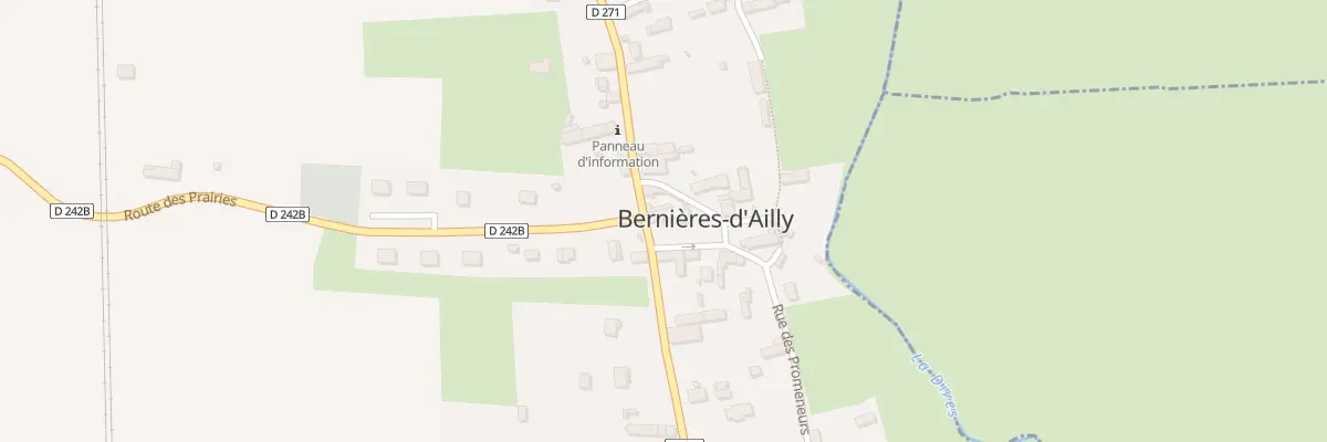 Plan du 11 Rue du Village à Bernières-d’Ailly