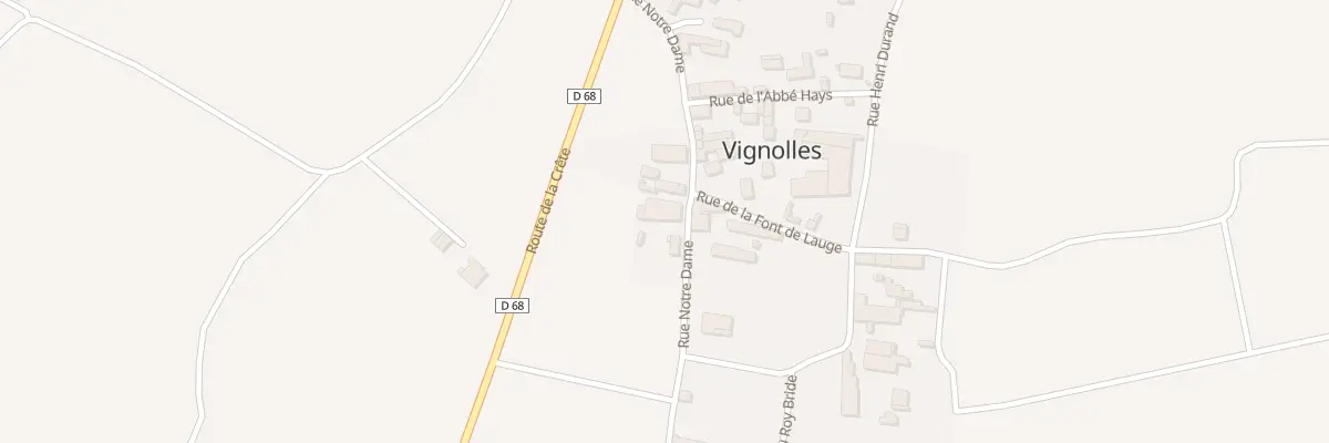 Plan du 5012 Le Bourg à Vignolles