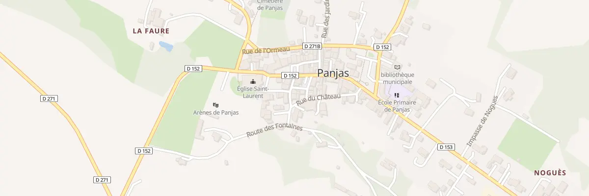 Plan du 120 Rue du Château à Panjas