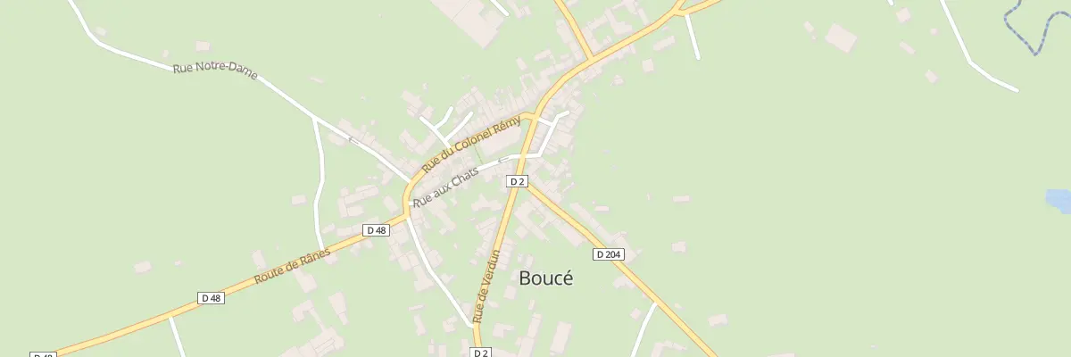 Plan du 1 Rue de la Marne à Boucé