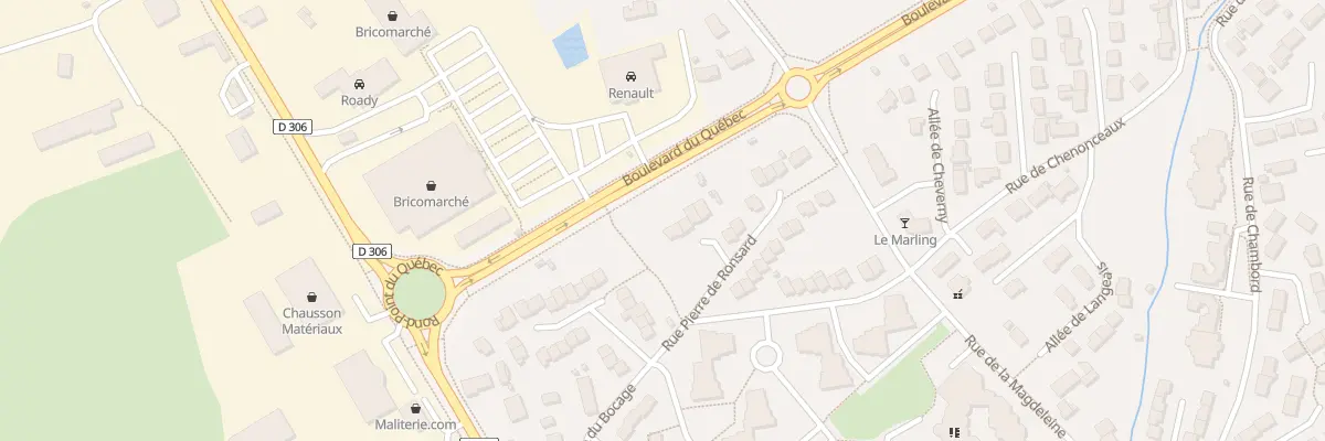 Plan du 22 Rue Pierre de Ronsard à La Flèche