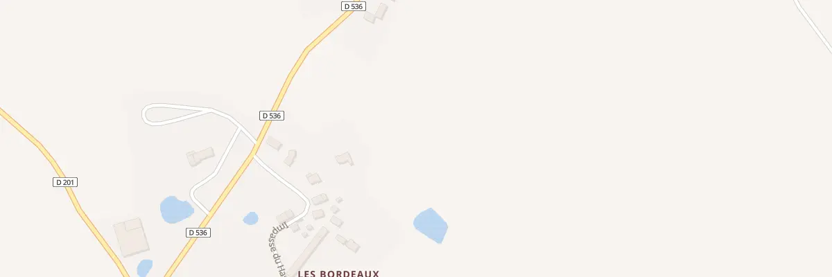 Plan du 191 Les Bordeaux à Gandelain