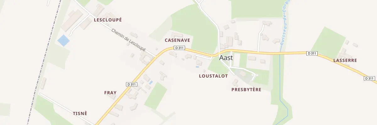 Plan du 5685 Rte Rd 64 à Aast