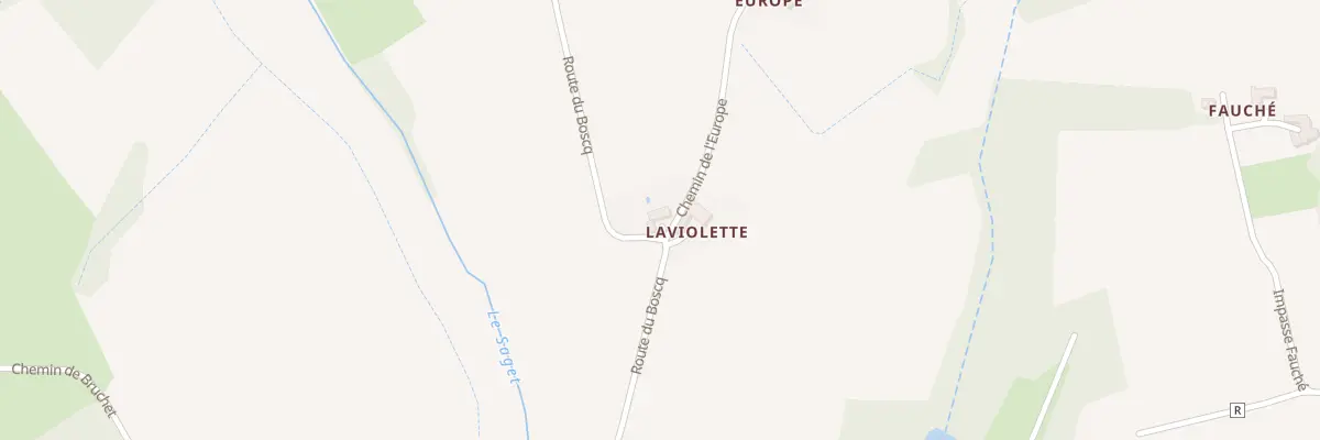 Plan du 9116 Rte du Boscq à Crouseilles