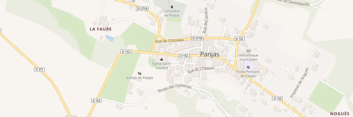 Plan du 5002 Rue de la Libération à Panjas