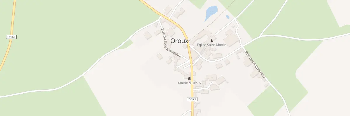 Plan du 4 Rue du Bois Nouveau à Oroux