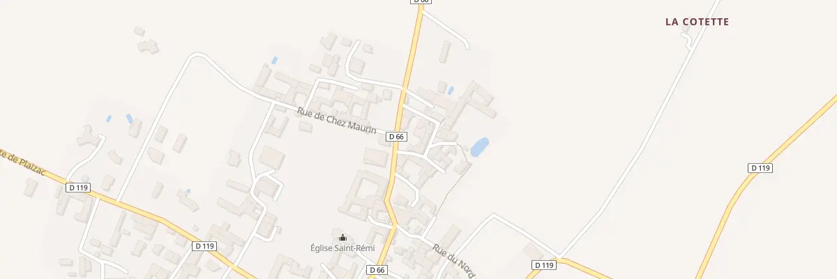 Plan du 17 Rue de la Perche à Vaux-Rouillac