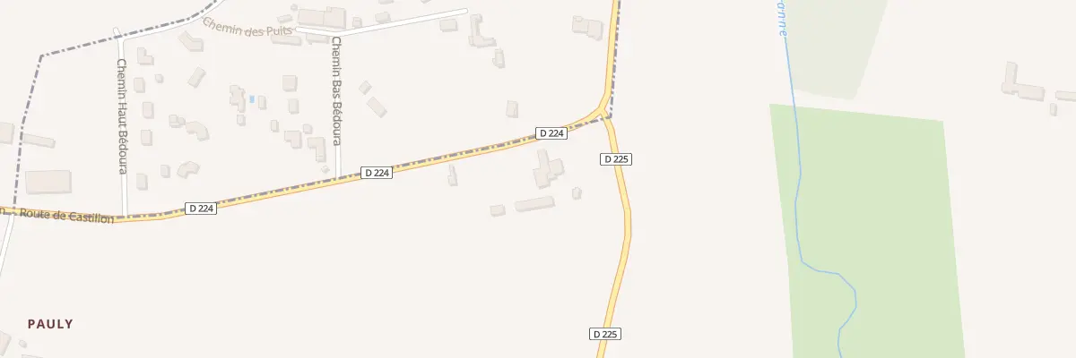 Plan du 76 Chabannes à Pondaurat