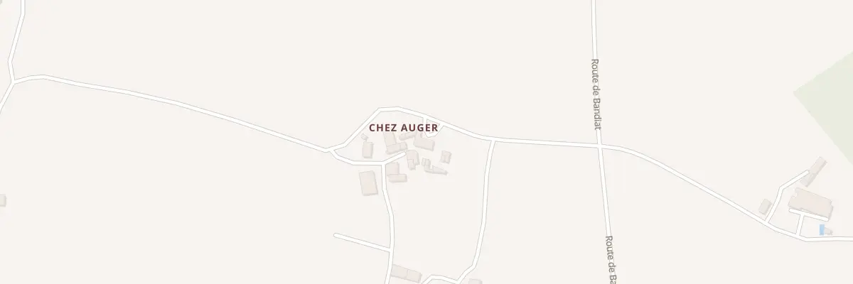 Plan du 5053 Chez Auger à Chillac