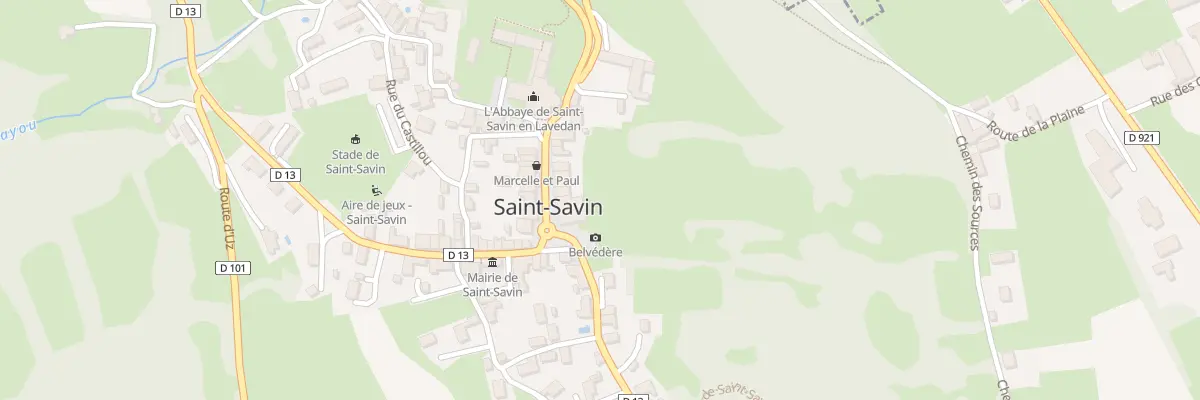 Plan du 23 Pl du Trey à Saint-Savin