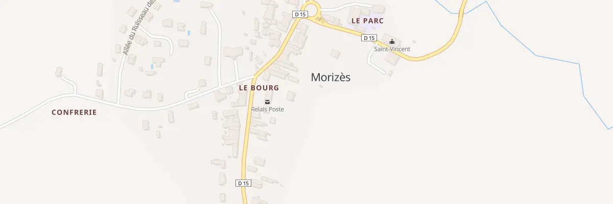 Plan du 28 Le Bourg à Morizès