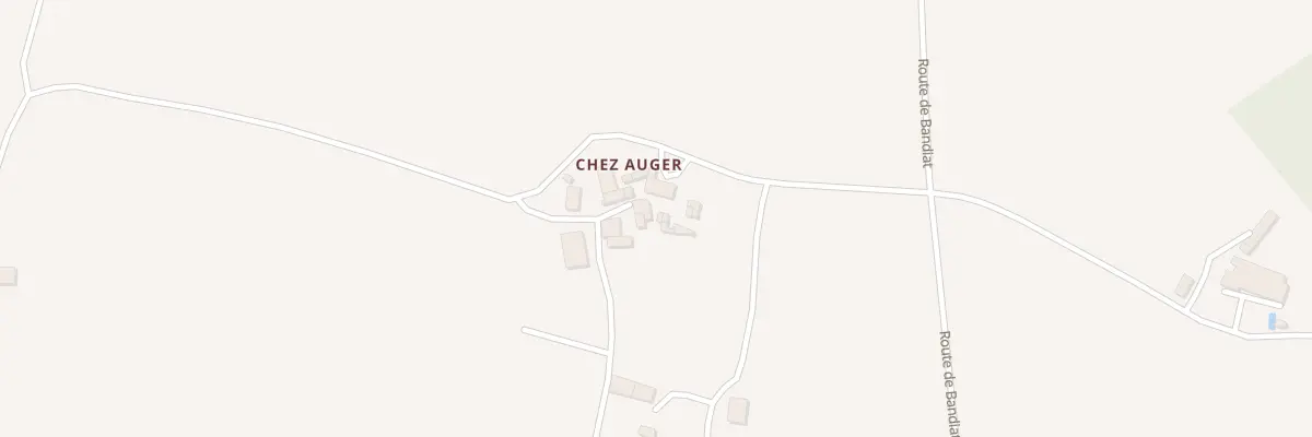 Plan du 5052 Chez Auger à Chillac