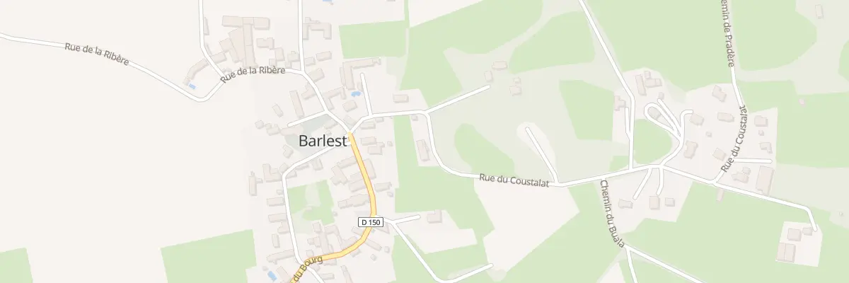 Plan du Pla à Barlest