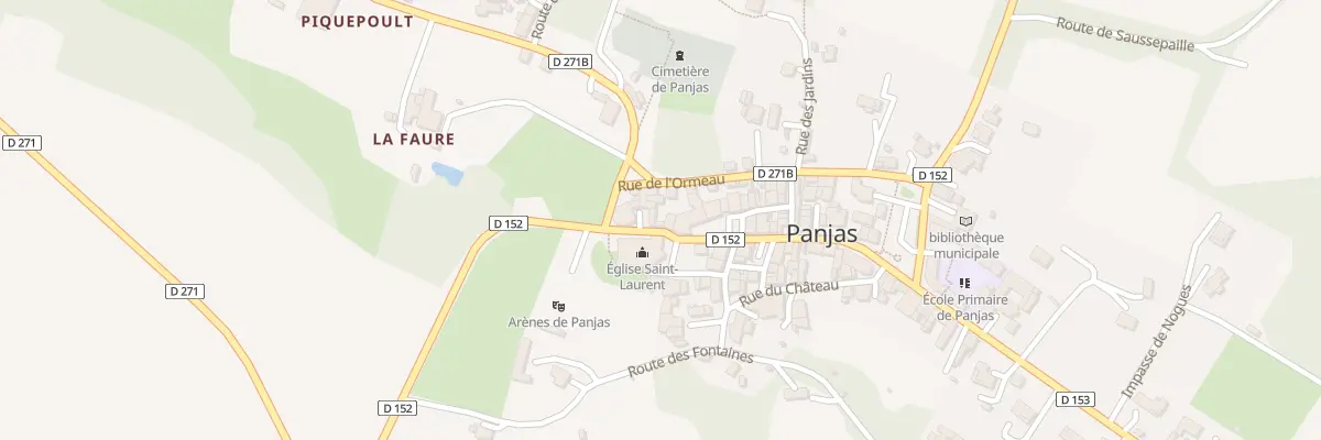 Plan du 184 Av de la Libération à Panjas