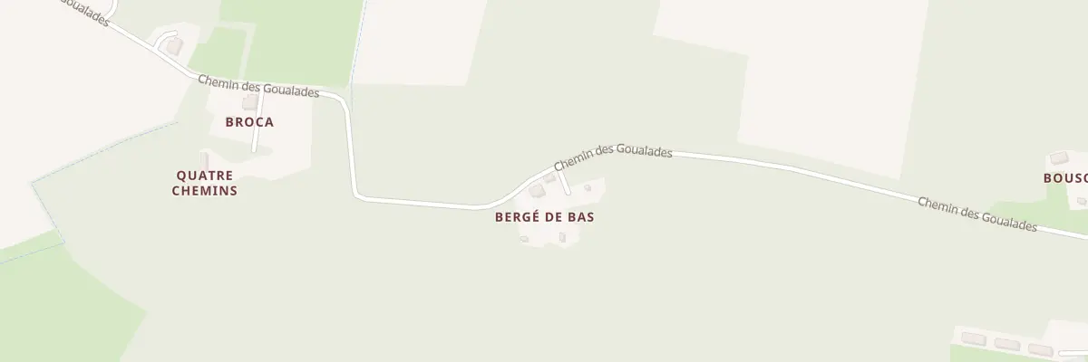 Plan du 4 Chem des Goualades à Losse