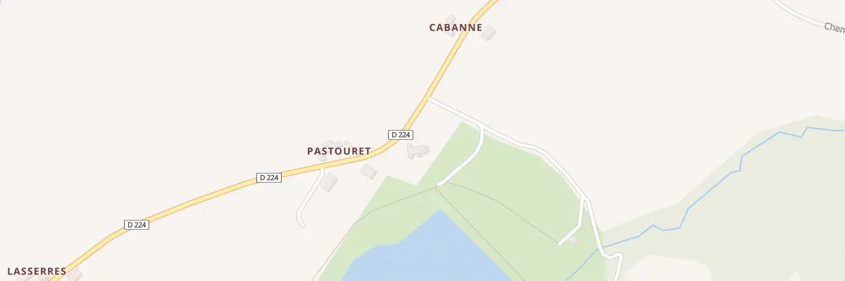 Plan du 5 Rte de Momy à Lucarré