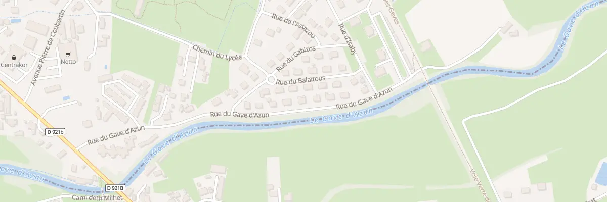 Plan du 27 Rue du Gave d’Azun à Argelès-Gazost