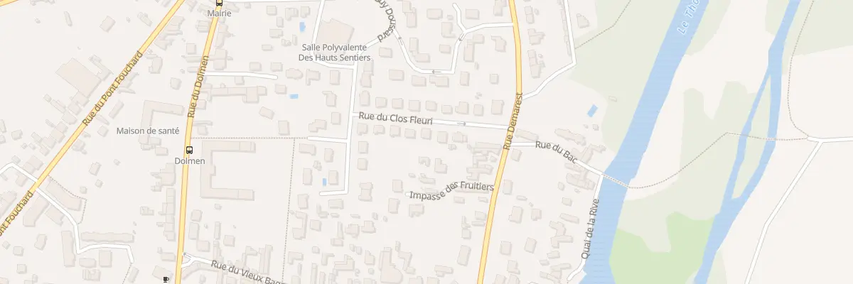 Plan du 3 Rue du Clos Fleuri à Saumur