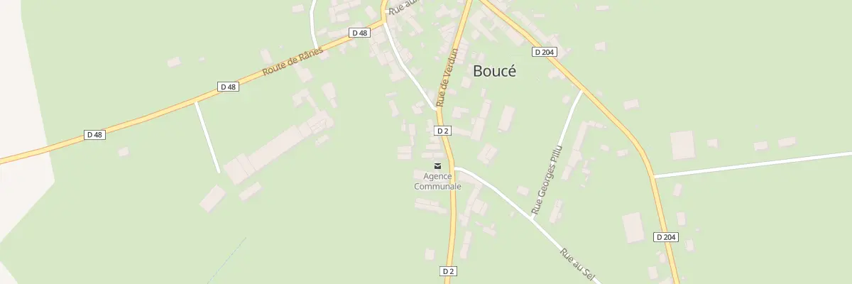 Plan du 21 Rue de Verdun à Boucé