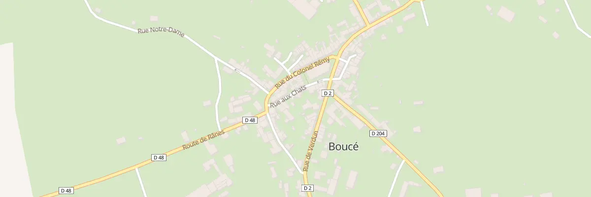 Plan du 3 Rue aux Chats à Boucé