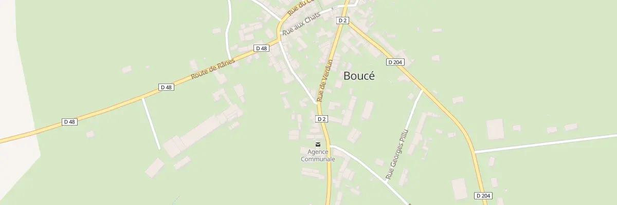Plan du 13 Rue de Verdun à Boucé