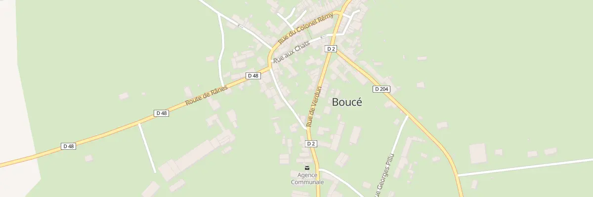 Plan du 13 Rue des Fusilles de Riaux à Boucé
