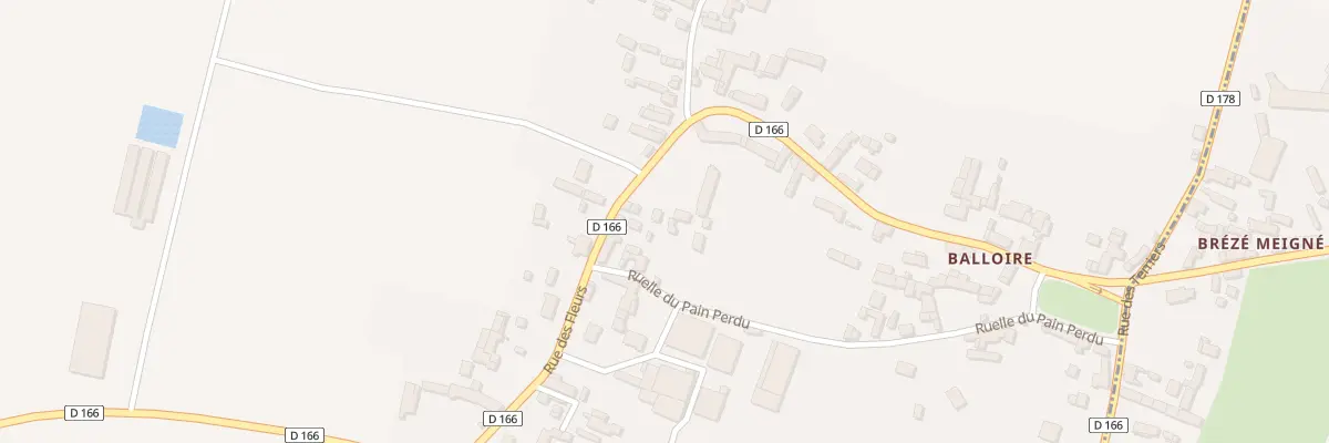 Plan du 258 Rue des Fleurs à Montreuil-Bellay