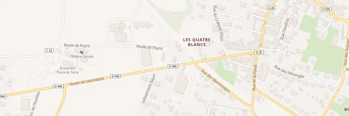 Plan du 162 Rte de Saint-mont à Riscle