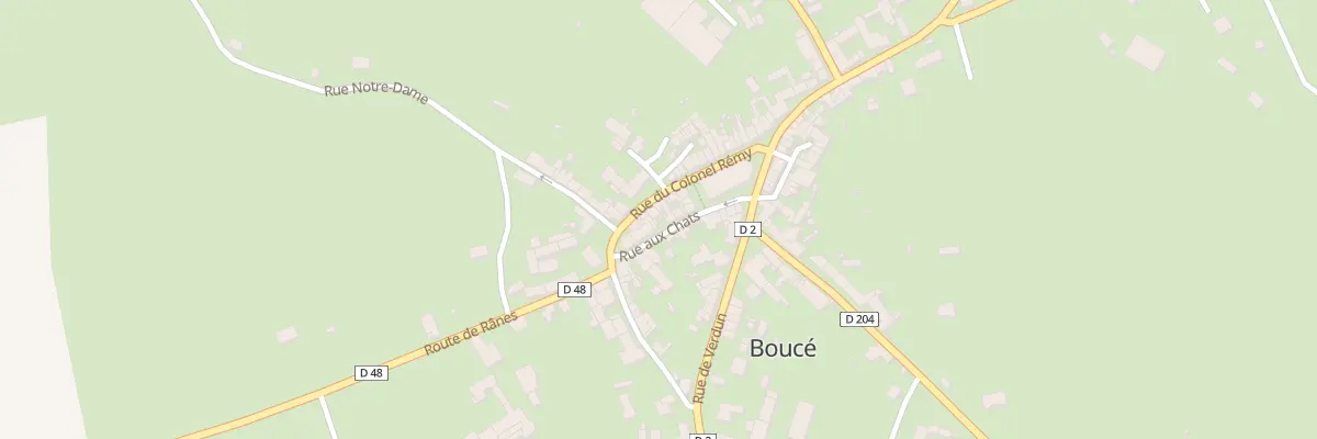 Plan du 4 Rue aux Chats à Boucé