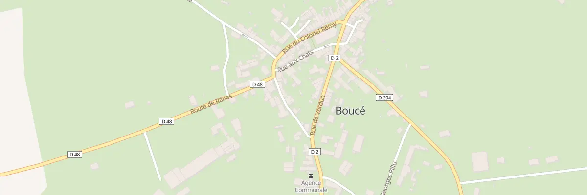 Plan du 11 Rue des Fusilles de Riaux à Boucé