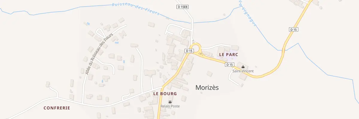 Plan du 49 Le Bourg à Morizès