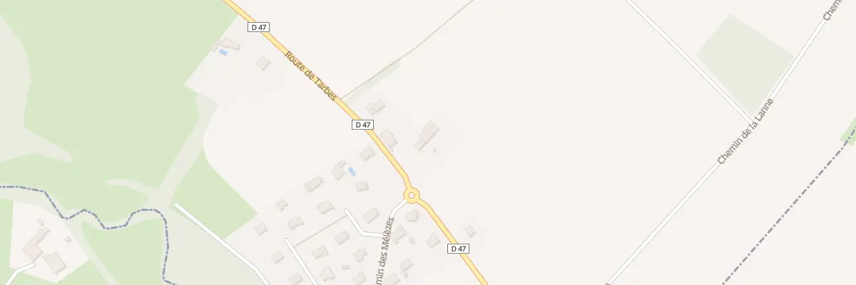 Plan du 35 Rte de Tarbes à Gardères