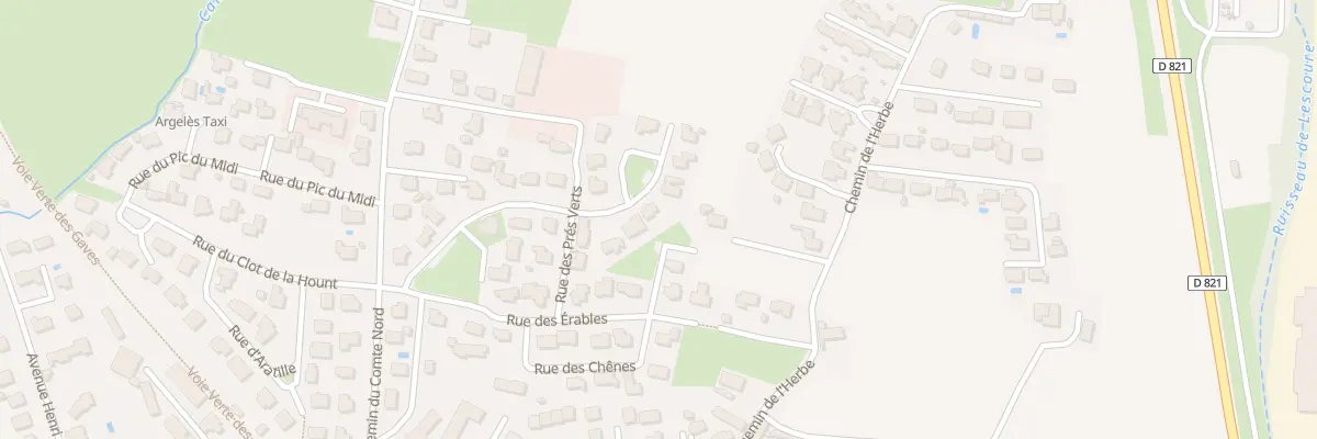 Plan du 38 Rue des Prés Verts à Argelès-Gazost