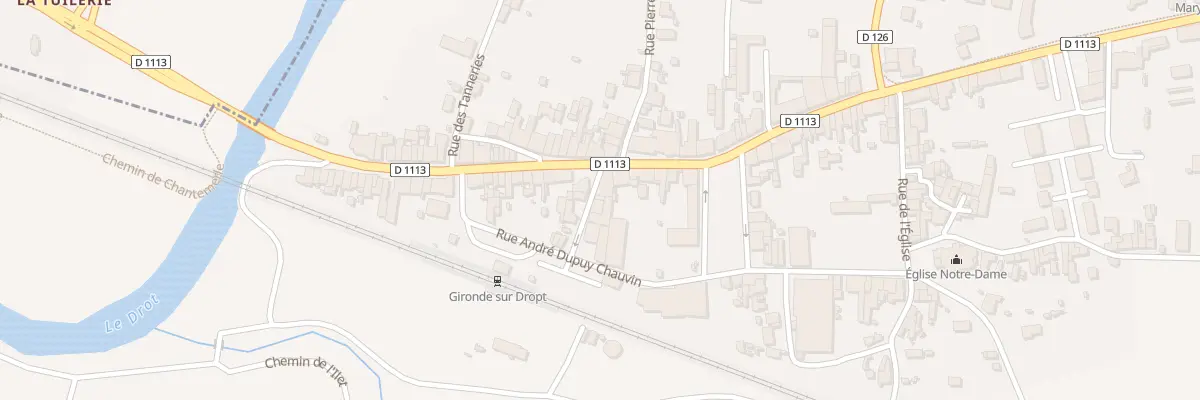 Plan du 31 Rue Maxime Lafourcade à Gironde-sur-Dropt