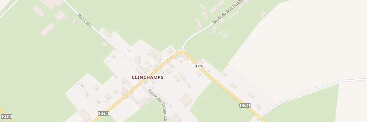 Plan du 803 Rte de Clinchamps à Montabard