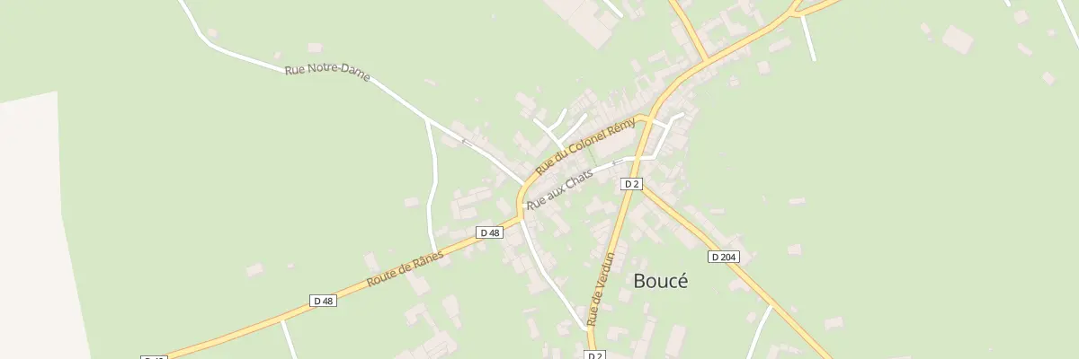 Plan du 12 Rue du Colonel Rémy à Boucé