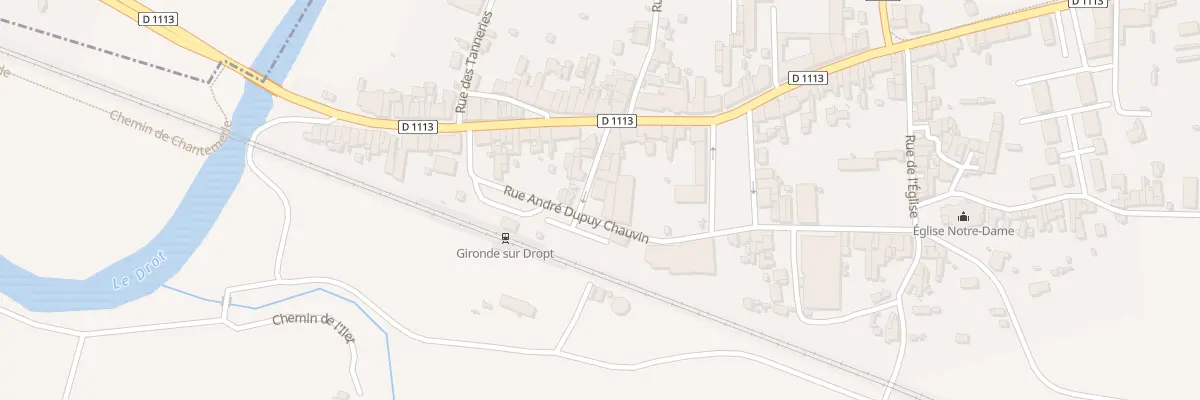Plan du 69 Rue Maxime Lafourcade à Gironde-sur-Dropt