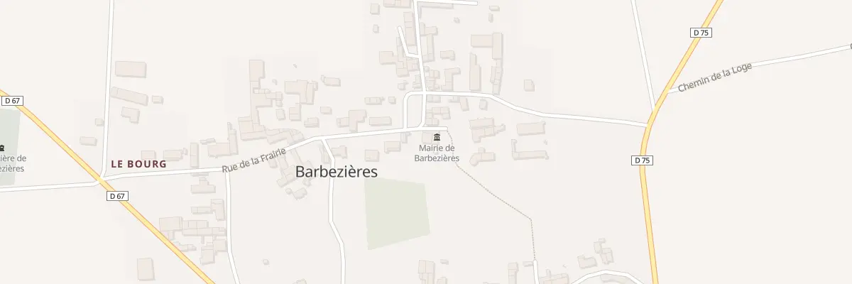 Plan du 5020 Le Bourg à Barbezières