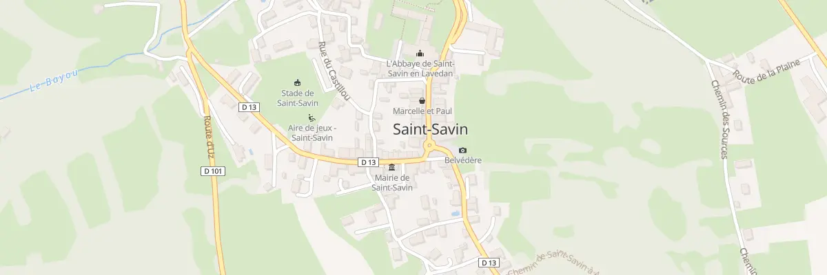 Plan du 16 Pl du Trey à Saint-Savin