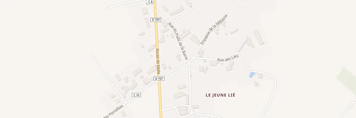Plan du 2A Rue du Puits de la Barre à Fontivillié
