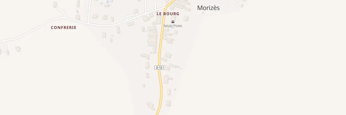 Plan du 14 Le Bourg à Morizès