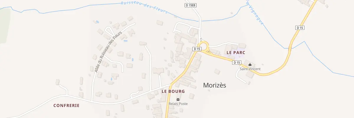 Plan du 41 Le Bourg à Morizès