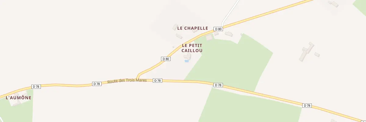 Plan du 4510 Rte des Trois Mares à Hotot-en-Auge