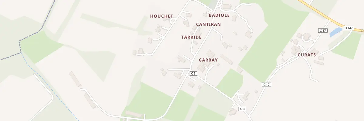 Plan du 22 Rte de Cantiran à Caupenne-d’Armagnac