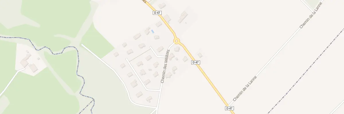 Plan du 1 Che de Melezes à Gardères