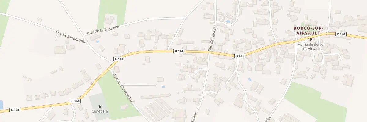 Plan du 4 Rue des Acacias à Airvault